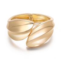 Kirsite Cuff Bangle fashion jewelry & for woman golden Sold By PC