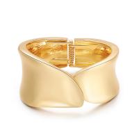 Kirsite Cuff Bangle fashion jewelry & for woman golden Sold By PC