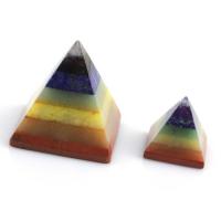 pierre gemme Décoration pyramide, poli, normes différentes pour le choix, Vendu par PC