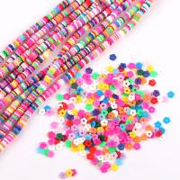 Polymer Ton Perlen , DIY, farbenfroh, 6x1.50mm, ca. 350PCs/Strang, verkauft von Strang