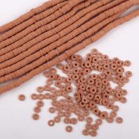Polimero-Clay-Beads, argilla polimero, DIY & adesivo epoxi, nessuno, 6x1.50mm, Appross. 350PC/filo, Venduto da filo