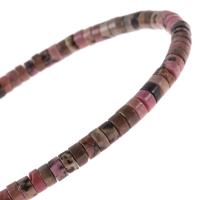 Mixed Gemstone Beads, Natural Stone, Flat Round, polished, DIY, more colors for choice, 2x4mm, Sold Per 38 cm Strand