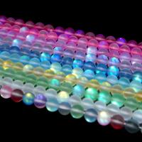 Perles opales de mer, Labradorite, Rond, synthétique, DIY & givré, plus de couleurs à choisir, Vendu par 38 cm brin