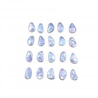 Cultured No Hole Freshwater Pearl Beads, DIY, white, 10x17mm, 5PCs/Bag, Sold By Bag