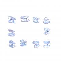 Nema rupa u kulturi Slatkovodni Pearl perle, možete DIY & nema rupe, bijel, 10-20mm, 5računala/Torba, Prodano By Torba