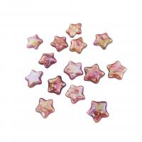 Cultured No Hole Freshwater Pearl Beads Star DIY multi-colored 11-12mm Sold By Bag