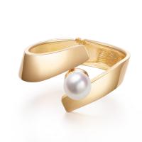 Kirsite Bangle with Plastic Pearl fashion jewelry & for woman Sold By PC