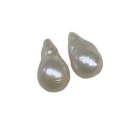 Perles nacres baroques de culture d'eau douce , perle d'eau douce cultivée, DIY, blanc, 12-14mm, Vendu par PC