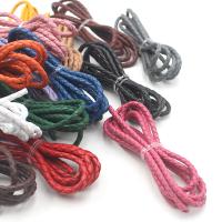 Cowhide Cord, DIY, more colors for choice, 3mm, 1m/PC, Sold By PC