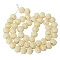 Ox Bone Beads DIY beige Sold Per Approx 15.74 Inch Strand