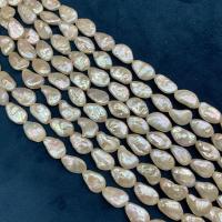 Koraliki Keishi z hodowlanych pereł słodkowodnych, Perła naturalna słodkowodna, DIY, biały, 10-11mm, sprzedawane na 38 cm Strand
