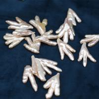 Nema rupa u kulturi Slatkovodni Pearl perle, možete DIY & nema rupe, bijel, 20-30mm, Prodano By PC