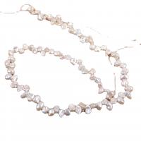 Perle perline Keishi coltivate d'acqua dolce, perla d'acquadolce coltivata naturalmente, DIY, bianco, 5-6mm, Venduto per 36-38 cm filo
