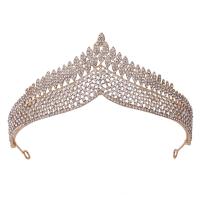 Bridal Tiaras, Tibetan Style, for woman & with rhinestone, more colors for choice, 150x60mm, Sold By PC