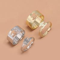 Zinc Alloy Open Finger Ring 2 pieces & fashion jewelry & for woman Sold By Set