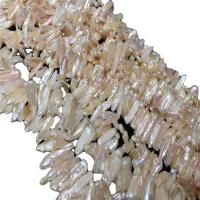 Barok ferskvandskulturperle Beads, Ferskvandsperle, Naturligt & mode smykker & du kan DIY, 8-17mm, Solgt Per 13.78-15.7530 inch Strand