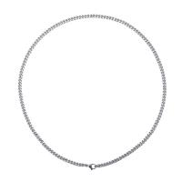 Stainless Steel Chain Necklace, 304 Stainless Steel, Vacuum Ion Plating, fashion jewelry, Sold By PC