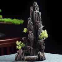Backflow Incense Burner, Resin, plated, for home and office & durable, 380x195mm, Sold By PC