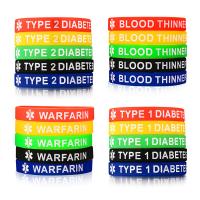 Silicone Bangle, 5 pieces & Unisex & different styles for choice, mixed colors, 12.40mm, Length:Approx 7.48 Inch, Sold By Set