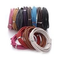 Cuerdas de Cuero, cordón de cuero, más colores para la opción, 2m/Bolsa, Vendido por Bolsa