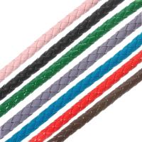 Cuero de PU cuerda, más colores para la opción, 7mm, 5m/Bolsa, Vendido por Bolsa