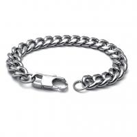 Stainless Steel Jewelry Bracelet, plated, DIY & different size for choice, original color, Sold By PC