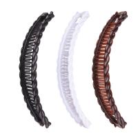 Plastic Banana Clip, Korean style & for woman, more colors for choice, 150mm, Sold By PC