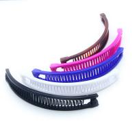 Polystyrene Banana Clip, Korean style & for woman, more colors for choice, 150mm, Sold By PC