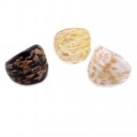 Cristal de murano anillo, Joyería & para mujer, más colores para la opción, 17-19mm, tamaño:8, Vendido por UD