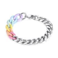 Stainless Steel Jewelry Bracelet, polished, fashion jewelry & for man, 10.50mm, Length:Approx 7.9 Inch, Sold By PC