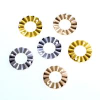 Conectores de Metal, chapado en oro de 14 K, Joyería & para mujer, más colores para la opción, 21x9x1mm, agujero:aproximado 2mm, 50PCs/Grupo, Vendido por Grupo