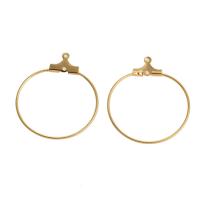 Brass Pendant Findings 14K gold plated fashion jewelry & for woman golden Approx 1mm Sold By Pair