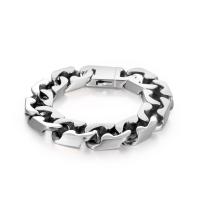 Titanium Steel Bracelet & Bangle fashion jewelry 205mm Sold By PC