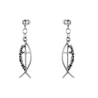 Titanium Steel  Earring, fashion jewelry, Sold By Pair