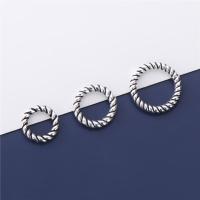 925 ασημένιο ασήμι Η σύνδεση Ring, DIY & διαφορετικό μέγεθος για την επιλογή & κοίλος, Sold Με PC
