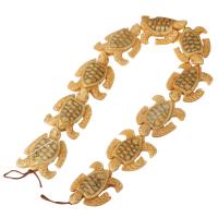 Ox Bone Beads Turtle earth yellow Approx Sold Per Approx 17.71 Inch Strand