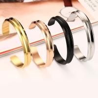 Stainless Steel Bangle plated polished & for woman 10mm Inner Approx 56mm Sold By PC