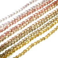 Nicht-magnetische Hämatit Perlen, Vieleck, DIY, keine, 6mm, verkauft per 40 cm Strang