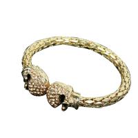 alliage de zinc bracelet manchette, pour femme & avec strass, plus de couleurs à choisir, Longueur 15 pouce, Vendu par PC