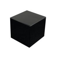 Obsidian Dekoration, Quadrat, poliert, verschiedene Größen vorhanden, schwarz, verkauft von PC