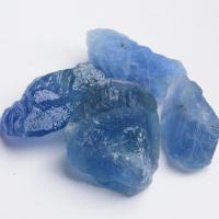 Blau+Fluorit Dekoration, Klumpen, verschiedene Größen vorhanden, blau, 10/setzen, verkauft von setzen