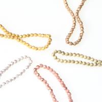 Nicht-magnetische Hämatit Perlen, Vieleck, DIY, keine, 4mm, verkauft per 40 cm Strang