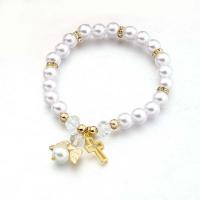 Acrylic Bracelets Angel fashion jewelry & for woman 8mm Sold Per Approx 6-7 Inch Strand