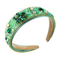 Hair Bands Cloth with Resin Rhinestone for woman & with rhinestone Sold By PC