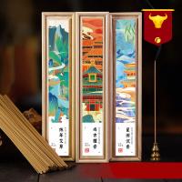 Natural Perfume Incense Stick, plated, for home and office & durable & Different Fragrances For Choice, more colors for choice, 22.5x5x3cm, Sold By Box