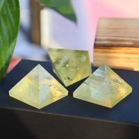 perline citrino Decorazione Pyramid, lucido, naturale & formato differente per scelta, Venduto da PC