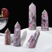 Plum Blossom Tourmaline Quartz Points, polished, different size for choice, Sold By PC