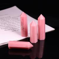 Pink Opal Kwartspunten, gepolijst, natuurlijke & verschillende grootte voor keus, Verkocht door PC