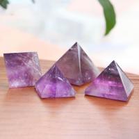 Amethyst Pyramid Decoration polished natural Sold By PC