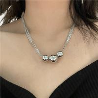 Colar de jóias de aço inoxidável, with 2.17inch extender chain, banhado, para mulher, comprimento Aprox 16.34 inchaltura, vendido por PC